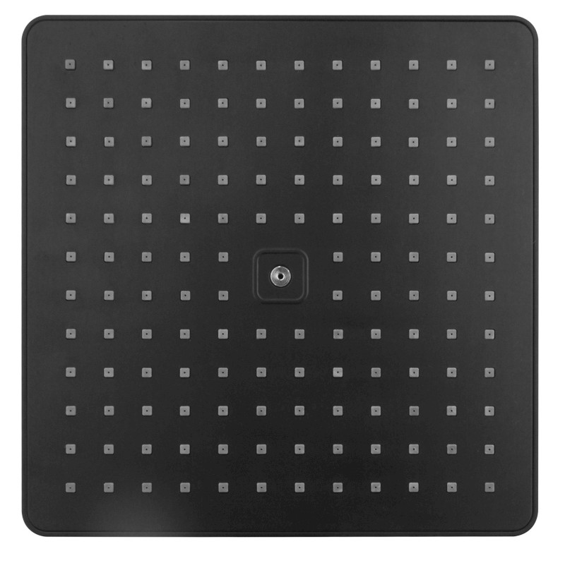 Hlavová sprcha, 300x300 mm, ABS/černá mat SC174B