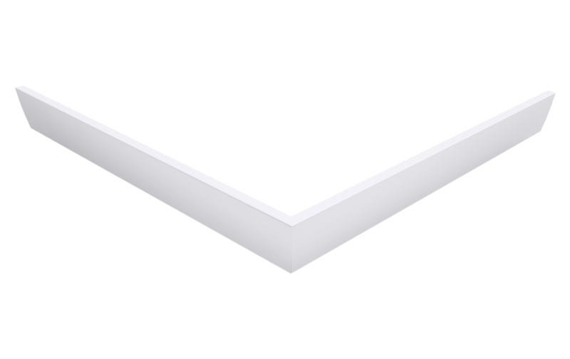 AURA 100 rohový panel, bílá 60812