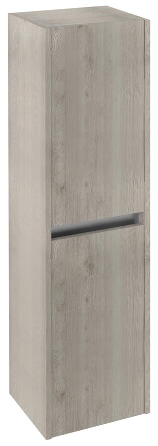 NIRONA skříňka vysoká 35x140x30cm, 2x dvířka, levá/pravá, dub Mocca NR350-1212