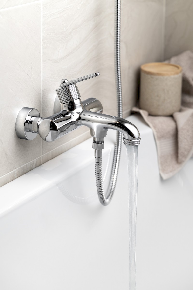 BEBÉ nástěnná vanová baterie, chrom BB010