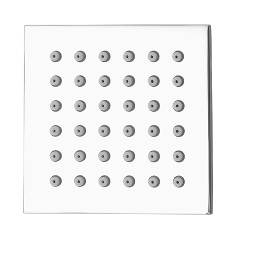 Pevná nástěnná sprška hranatá, chrom AQ216