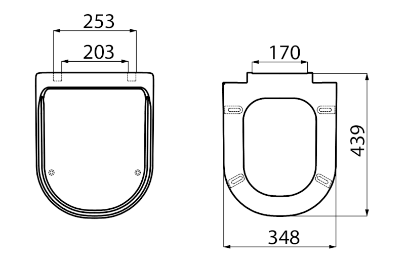 ANTIK WC sedátko, Soft Close, bílá KC0303