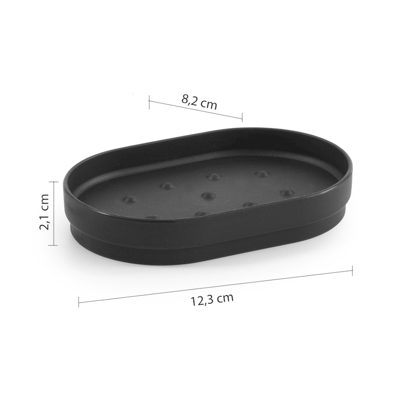 SHARON mýdlenka na postavení, černá SH1114