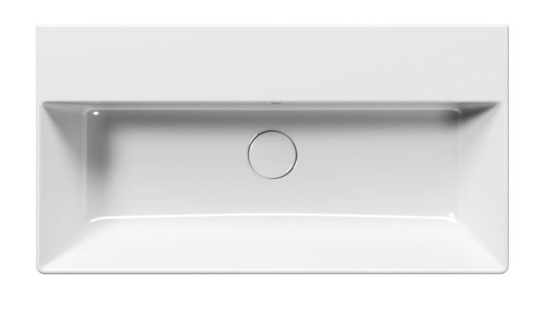 KUBE X keramické umyvadlo 70x37cm, bez otvoru, bílá ExtraGlaze 9455011