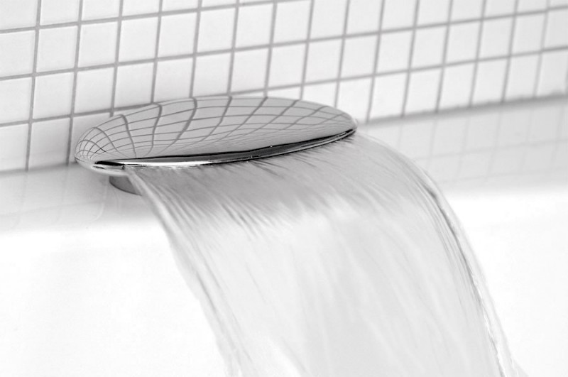 Výtoková hubice na okraj vany, 170mm, chrom 48B100