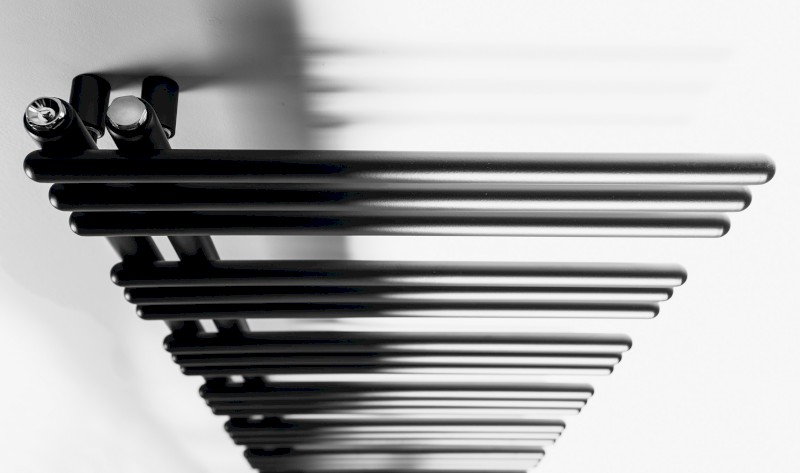 POSEIDON otopné těleso 450x1540mm, černá mat PS415B