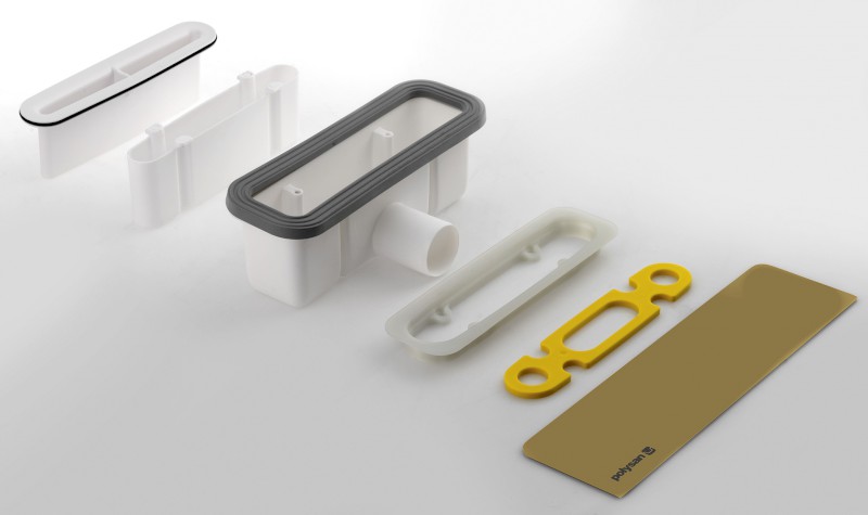 KAZUKO vaničkový sifon, DN40, krytka zlato mat 26347