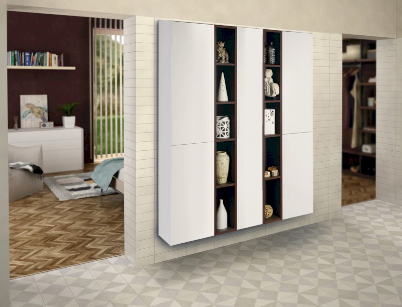 ESPACE otevřená policová skříňka 20x172x32cm, jilm bardini ESC100-1313