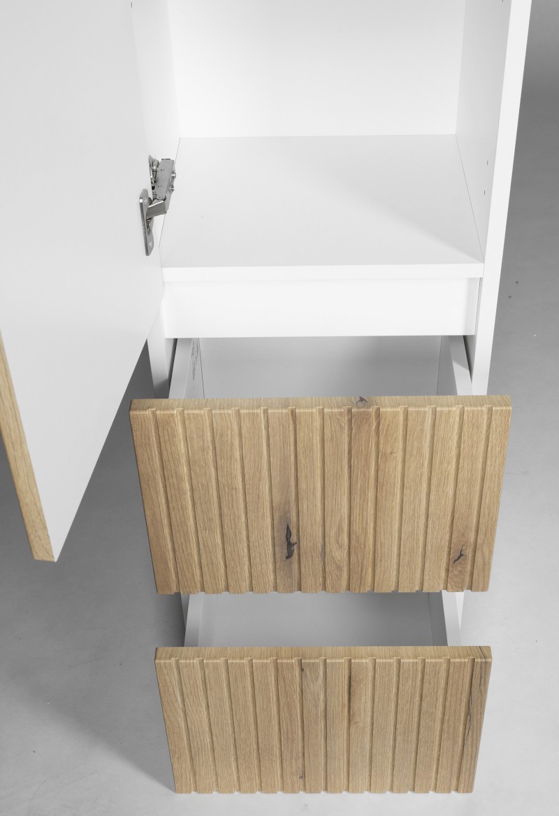 PANEDA STRIP skříňka vysoká 35x165x31cm, levá/pravá, dub emporio PN265