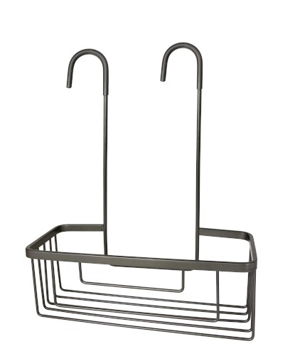 SMART police do sprchy závěsná, na baterii, 300x375x120 mm, gun metal 248981