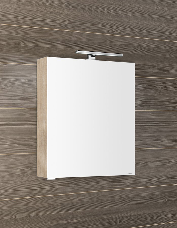 MIRRÓ galerka s LED osvětlením, 60x70x16cm, levá/pravá, jilm bardini MC060-0013