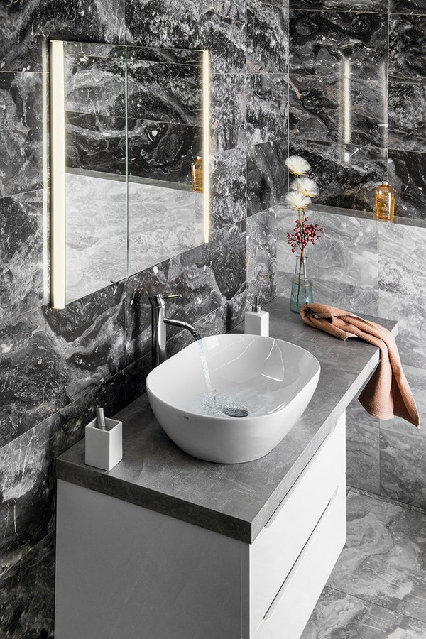 INTEGRA zápustná galerka s LED osvětlením, 85x70cm IN085