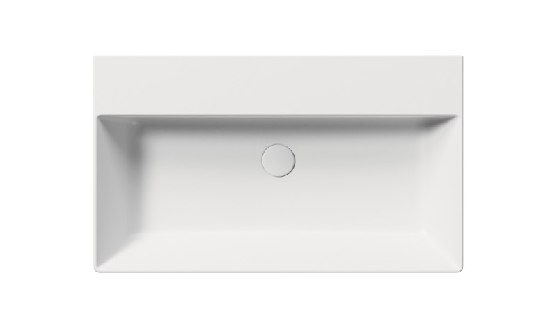 KUBE X keramické umyvadlo 80x47cm, bez otvoru, bílá mat 9422009