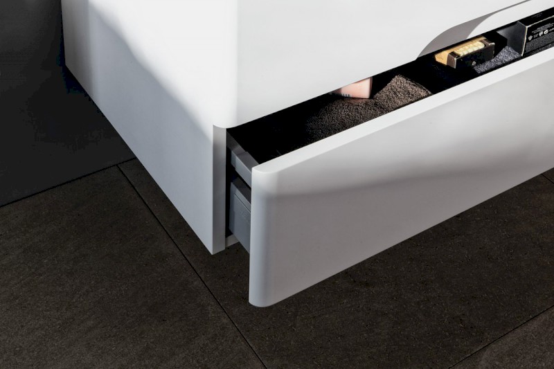 MEDIENA umyvadlová skříňka 117x51x48,5cm, bílá mat/bílá mat MD120