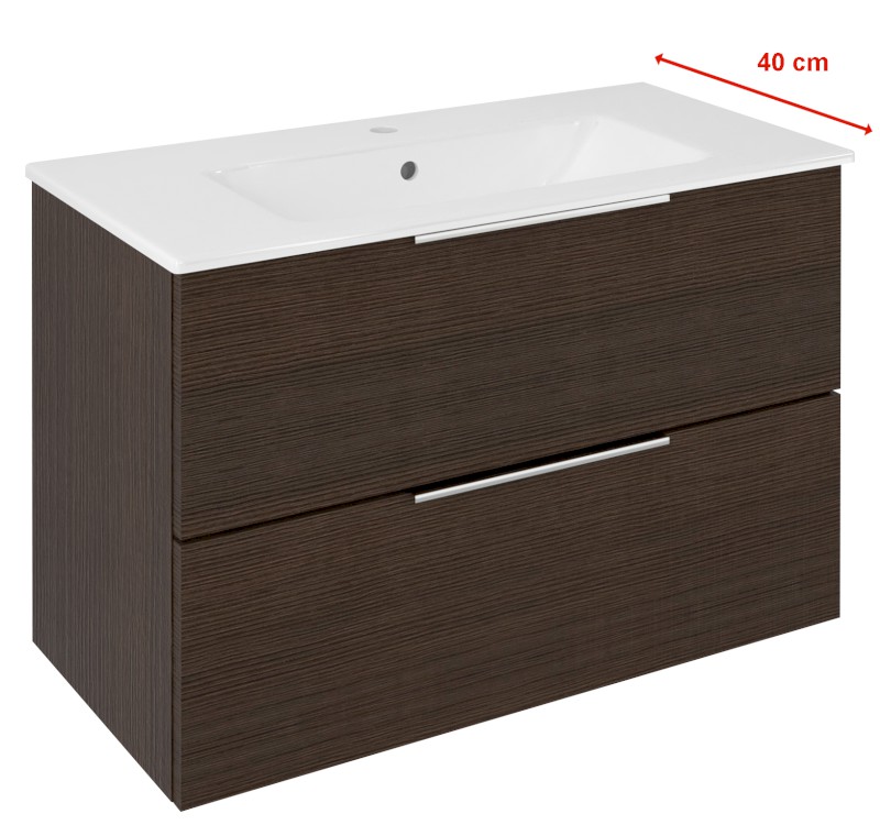 CIRASA umyvadlová skříňka 78x54x39cm, borovice rustik CR792-1616