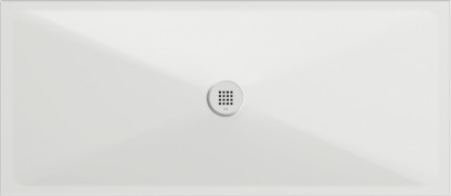 Keramická sprchová vanička, obdélník 160x70x2cm, bílá mat 46160709