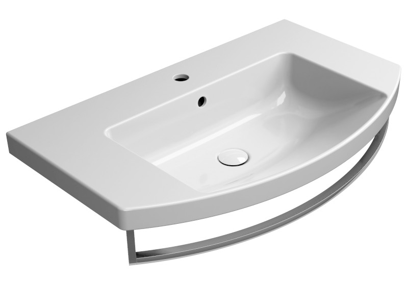NORM keramické umyvadlo 80x50cm, oblé, bílá ExtraGlaze 8644111