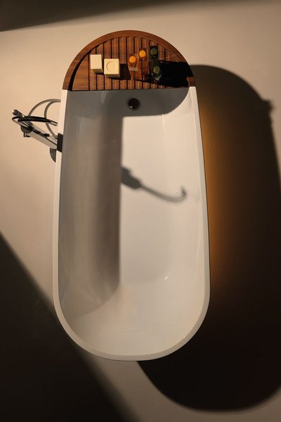 AQUATECH teaková police k vaně 375001 375101