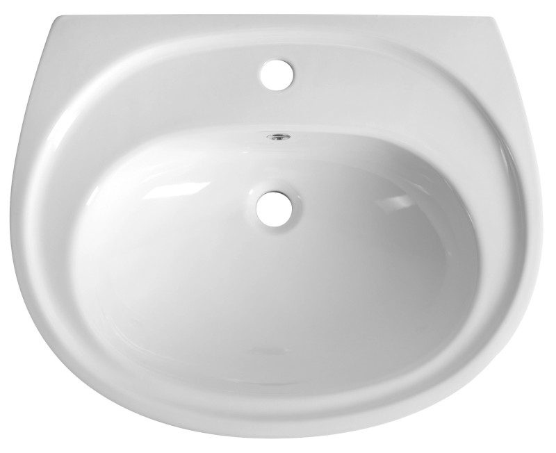 Keramické umyvadlo 60x48cm, bílá 10601
