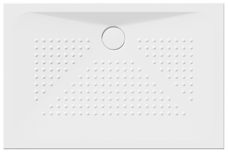 Keramická sprchová vanička, obdélník 120x80x4cm, bílá ExtraGlaze 47120811