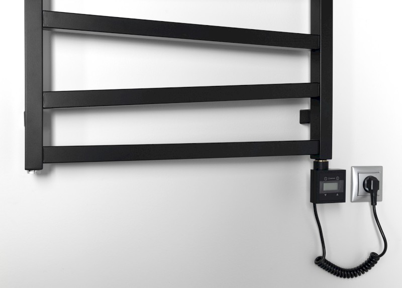 KTX topná tyč s termostatem, 600 W, černá mat KTX-B-600