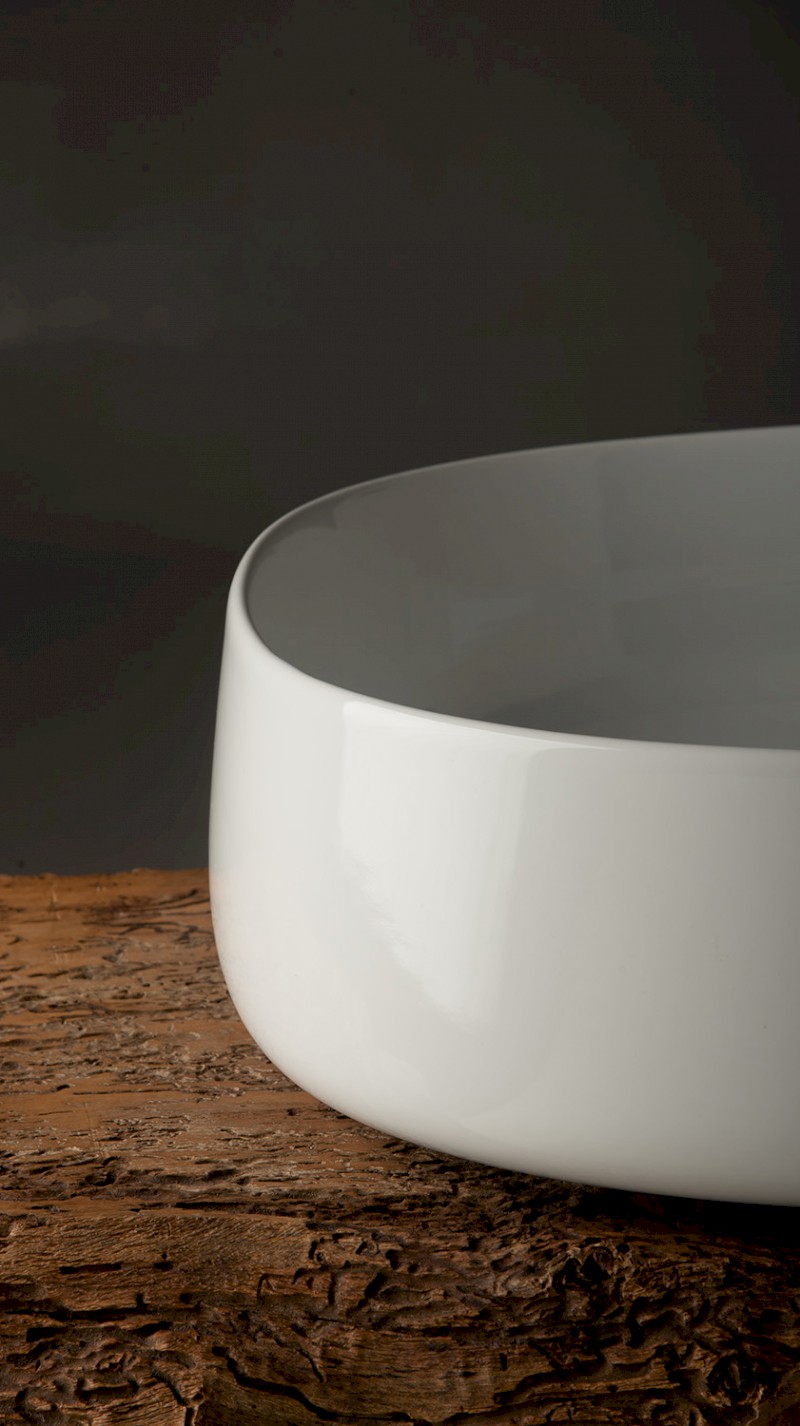 JUMPER keramické umyvadlo na desku, 50x40cm, bílá WH071