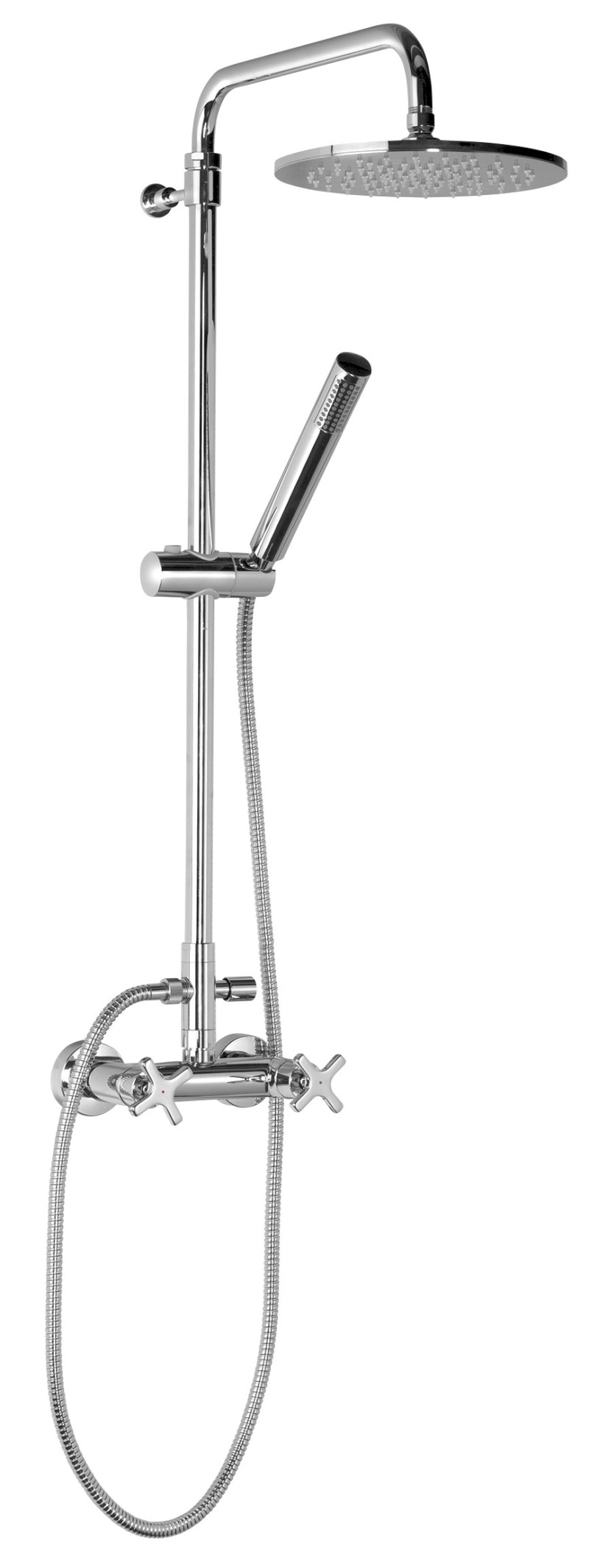 TRAX nástěnná sprchová baterie pro sloup 990E, chrom 686R