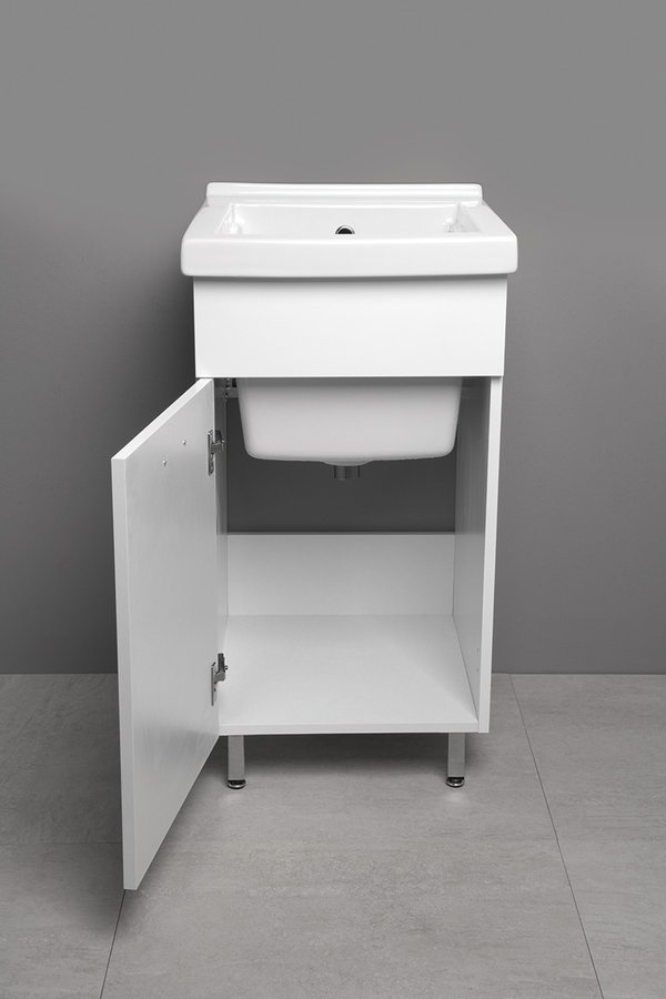 Keramická výlevka, 45x50cm, s přepadem WH118