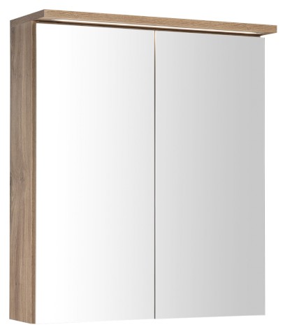 KAWA STRIP galerka s LED osvětlením 60x70x22cm, dub emporio WGL36S