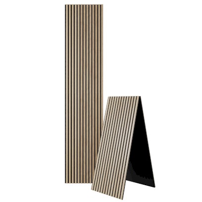 DELUXE akustický panel 2400x520x18mm, dub/černá 54-240-11-86-12