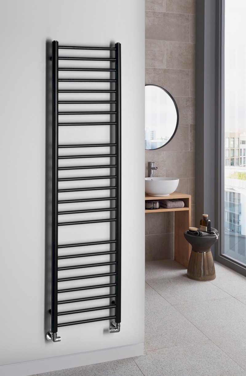 DINA otopné těleso 400x1560 mm, černá mat IR374B