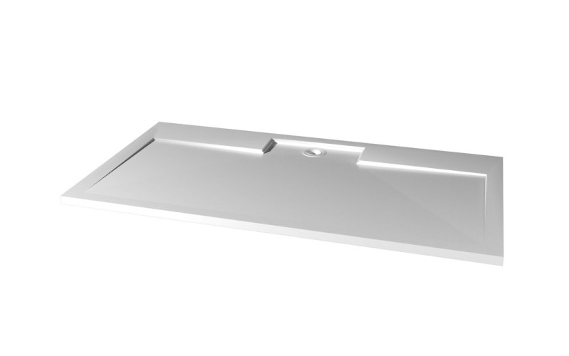 IRENA sprchová vanička z litého mramoru, obdélník 160x100cm, bílá HI160100