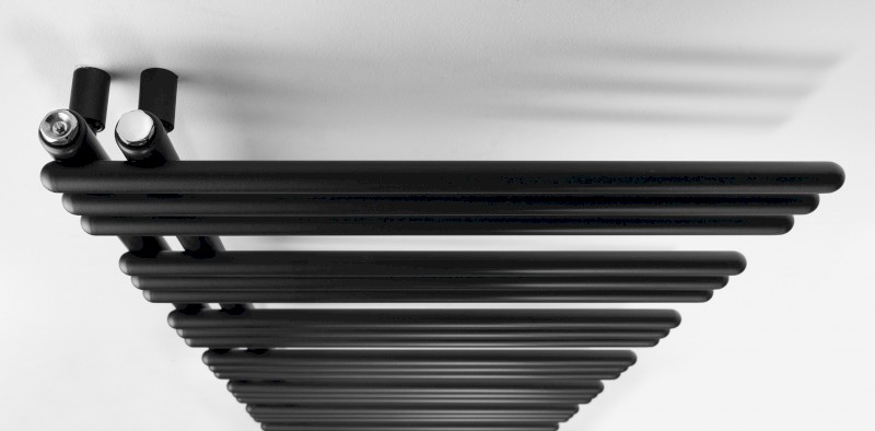 POSEIDON otopné těleso 550x1740mm, černá mat PS517B