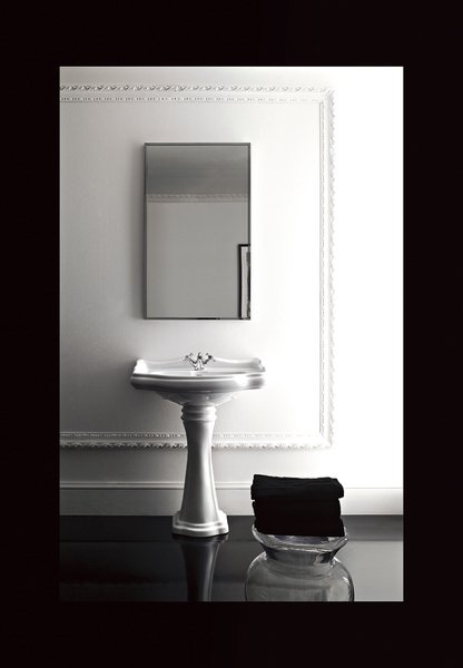 RETRO keramické umyvadlo 56x46,5cm, bílá 104501