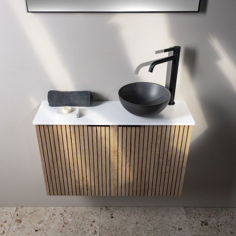 LATUS X STRIP umyvadlová skříňka 39,4x50x22cm, dub alabama LT110-2322