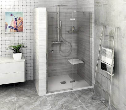 FORTIS sprchové dveře do niky 1500mm, čiré sklo, pravé FL1415R