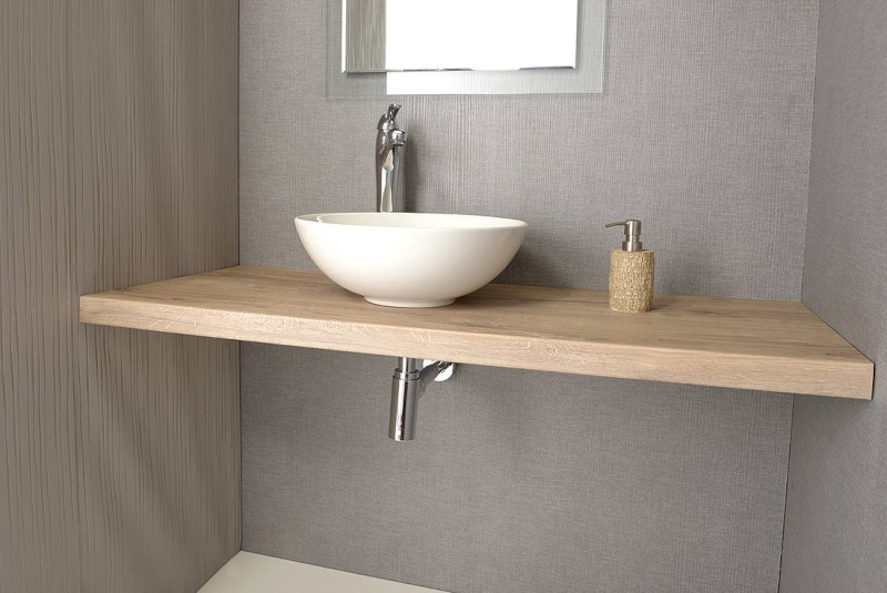 AVICE deska pod umyvadlo 70x50cm, tl.5cm, dub Rover AV074