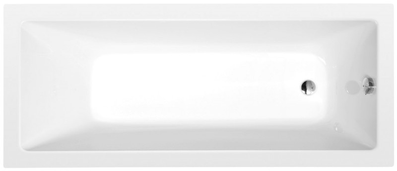 NOEMI SLIM obdélníková vana 160x70x39cm, bílá 71707S