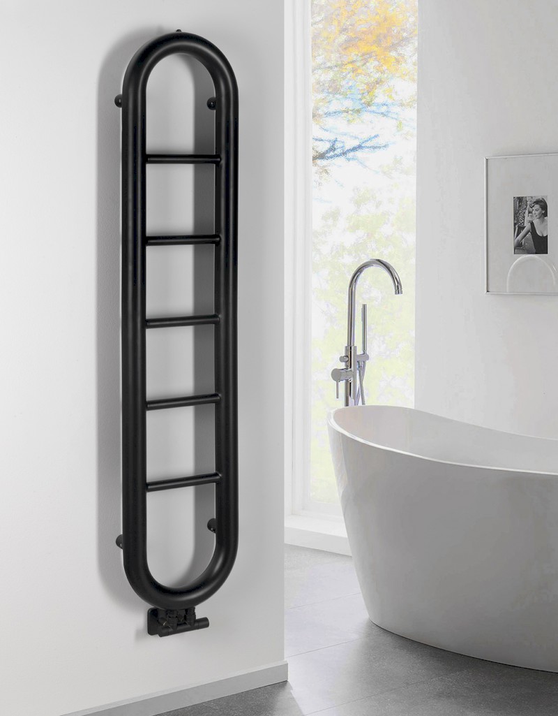 HORIZON otopné těleso 330x1500 mm, černá mat IR195