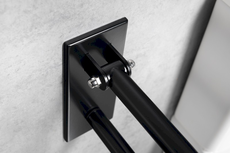 HANDICAP madlo sklopné 813mm, černá mat XH518B