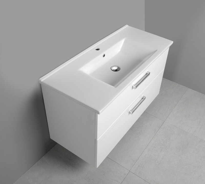 VEGA umyvadlová skříňka 97x60x43,6cm, 2x zásuvka, bílá VG103