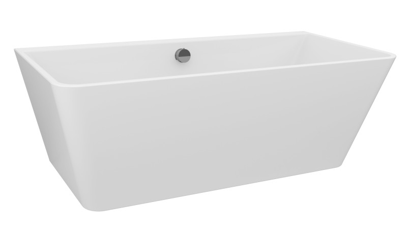 LIBERTA D nástěnná stojící vana 170x78x60cm, bílá 20392