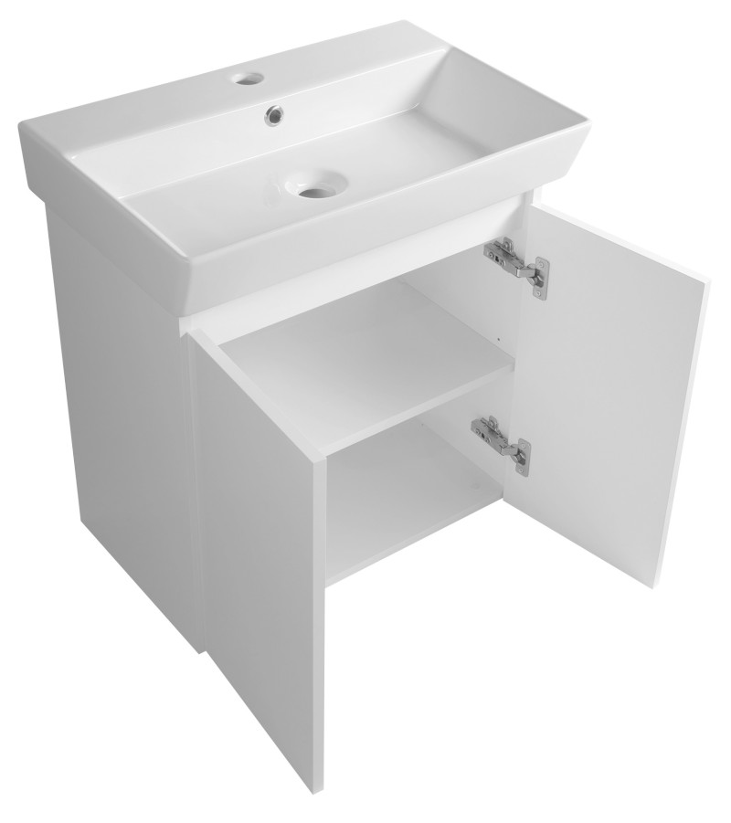 PANEDA umyvadlová skříňka 55x55x34,2cm, bílá PN255