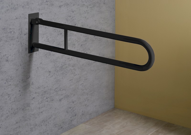 HANDICAP madlo sklopné 813mm, černá mat XH518B