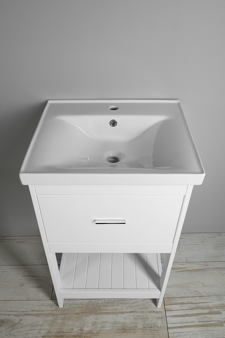 ETIDE umyvadlová skříňka 51,5x85x44 cm, bílá mat ET515