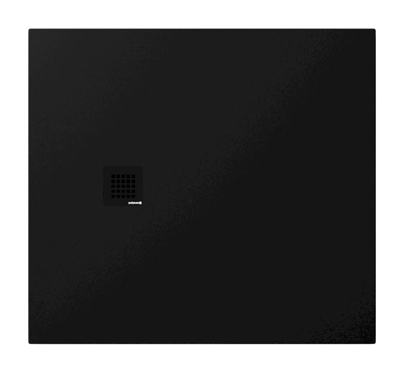 TRENECA vanička z litého mramoru s možností úpravy rozměru, 110x100cm, černá mat 84312.21