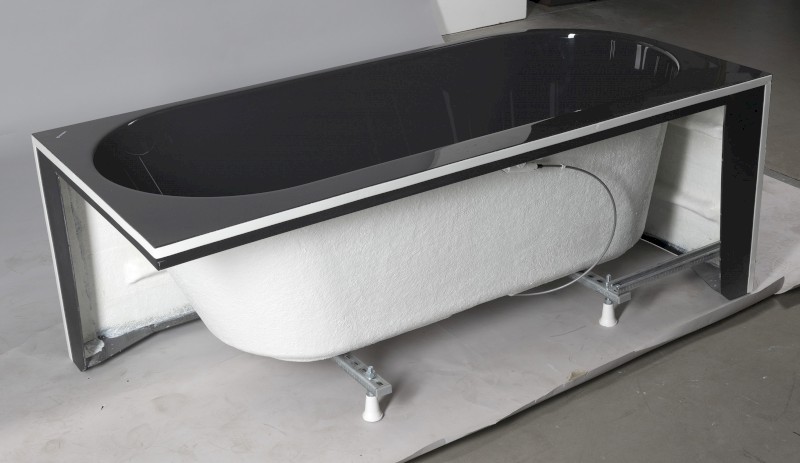 ASTRA R MONOLITH asymetrická vana 160x75x60cm, šedá 34611M.30