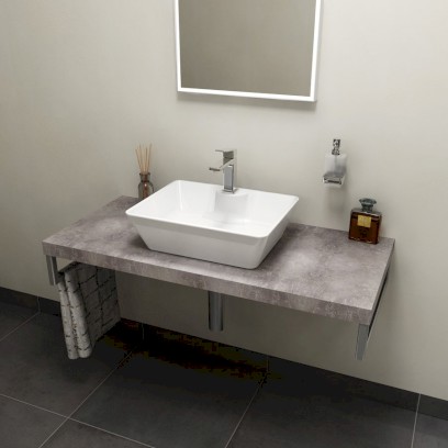 AVICE deska pod umyvadlo 100x50cm, tl.5cm, cement AV107