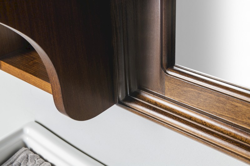 RETRO skříňka k zrcadlu 25x115x20cm, levá, buk 1700