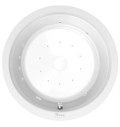 OBLO hydromasážní vana, 165x48cm, Highline Hydro-Air, chrom 72840.6010